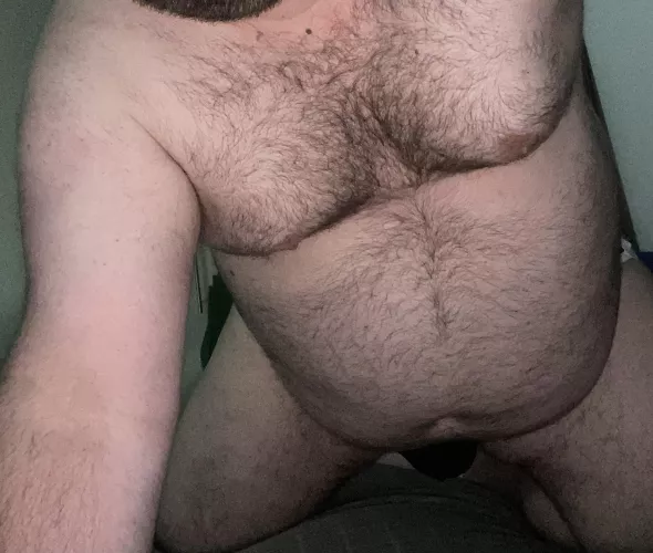 It was too hot for clothes, spent the day in just a jock