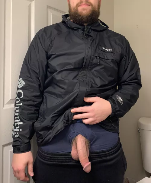 It’s a rainy day out. Have to prepare for the elements.