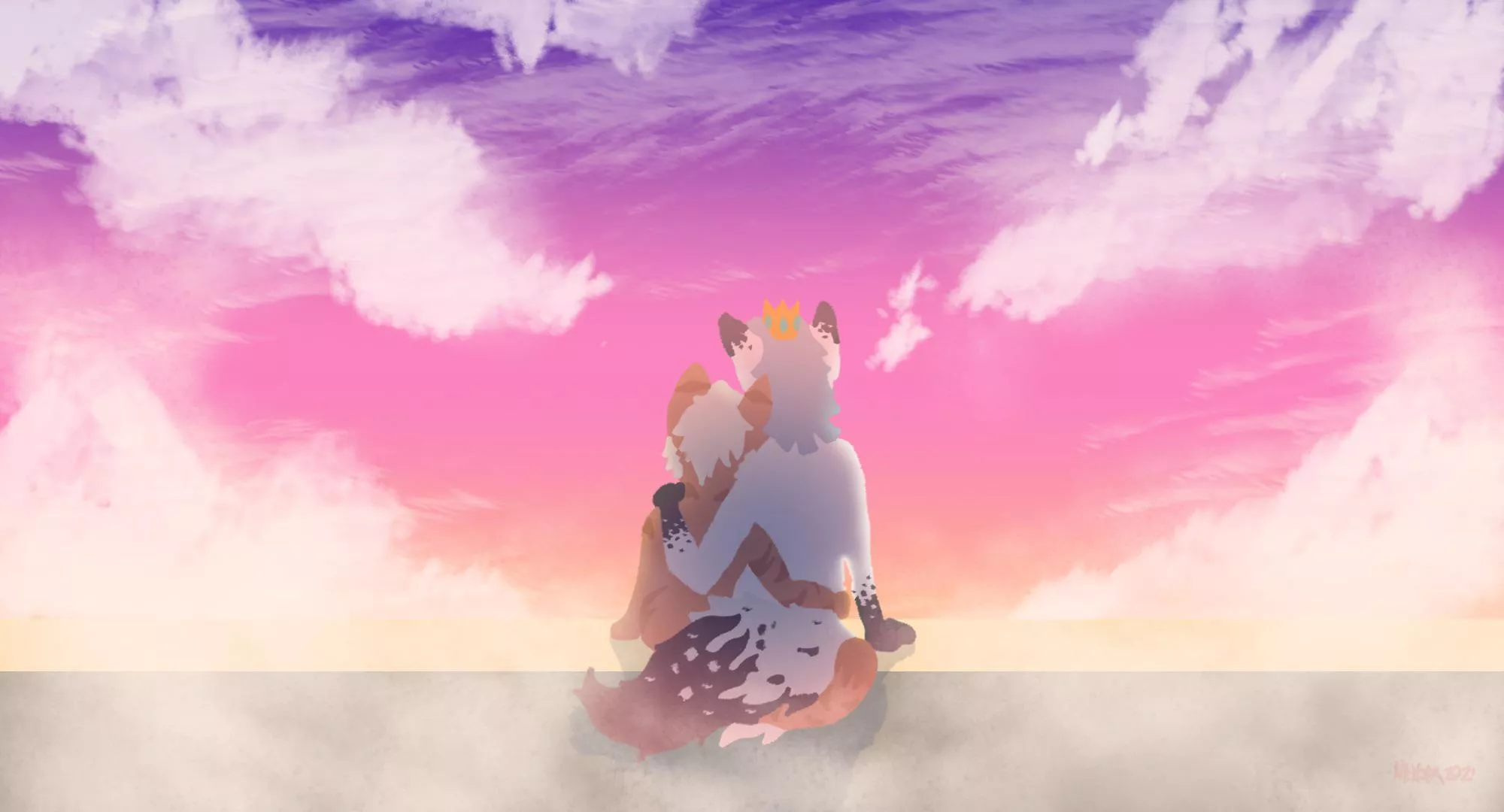 It’s always better with a friend! (By nekota)