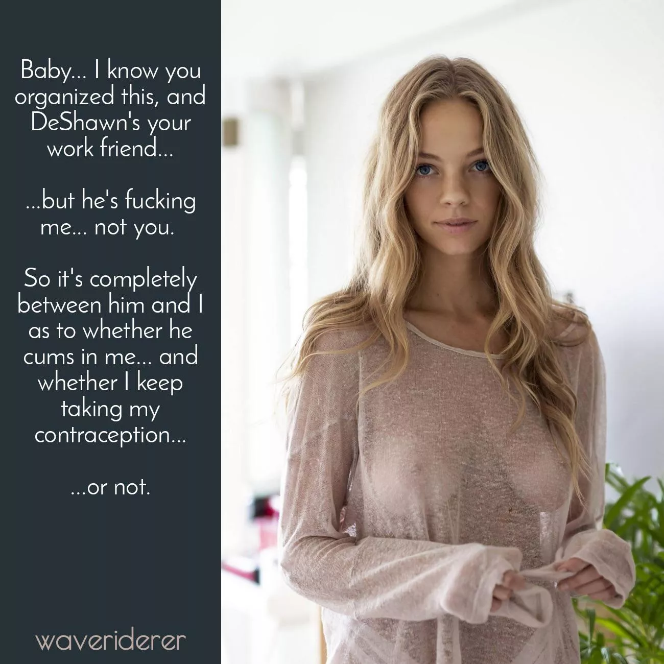 It’s always her call