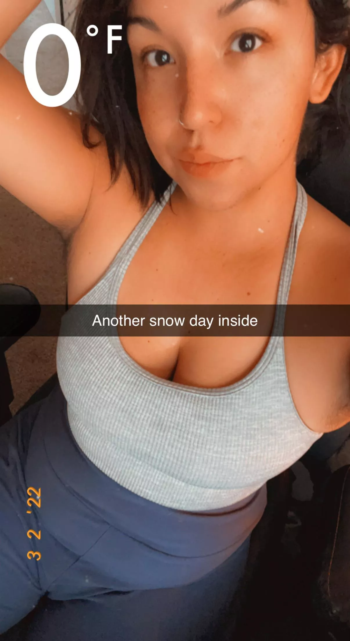 It’s cold in Colorado, how many of you wanna see my cold nips?