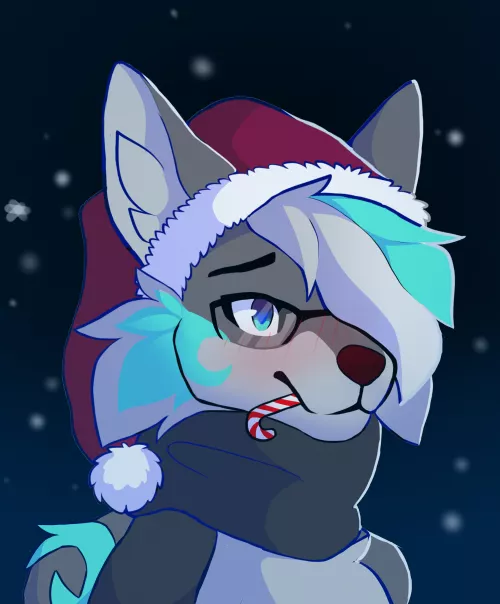 It's cold outside, had to dress accordingly :) (Art by me)