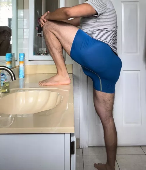 It’s important to stretch before any activity. 😉