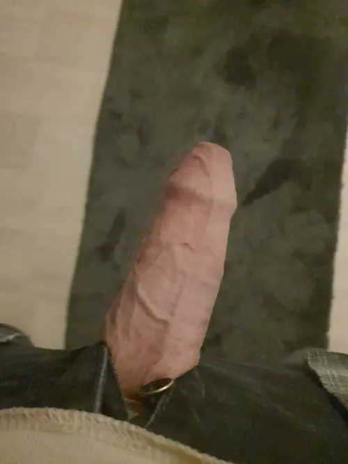 It's kinda hurts being squeezed out the zip.