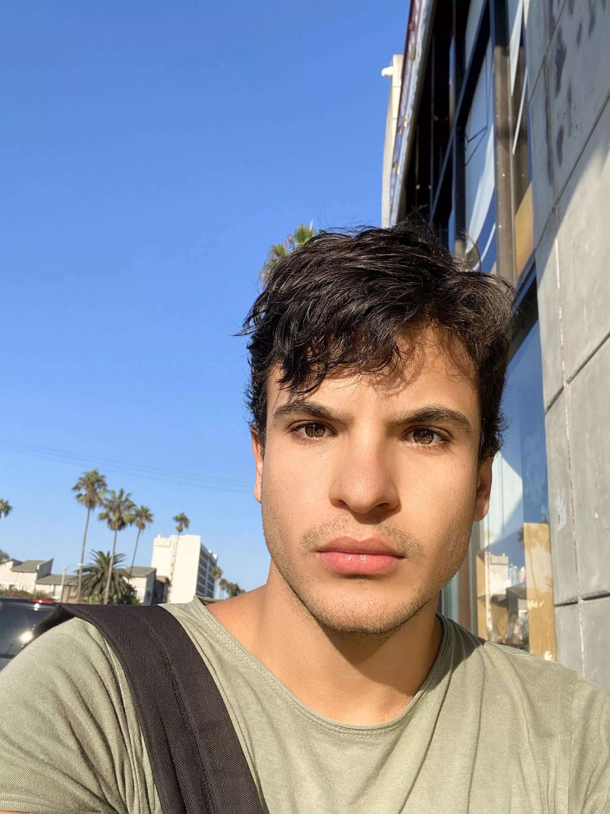 It’s late October but still warm in LA. Post beach selfie with messy hair 🌴🌞 It’s late October but still warm in LA. Post beach selfie with messy hair 🌴🌞