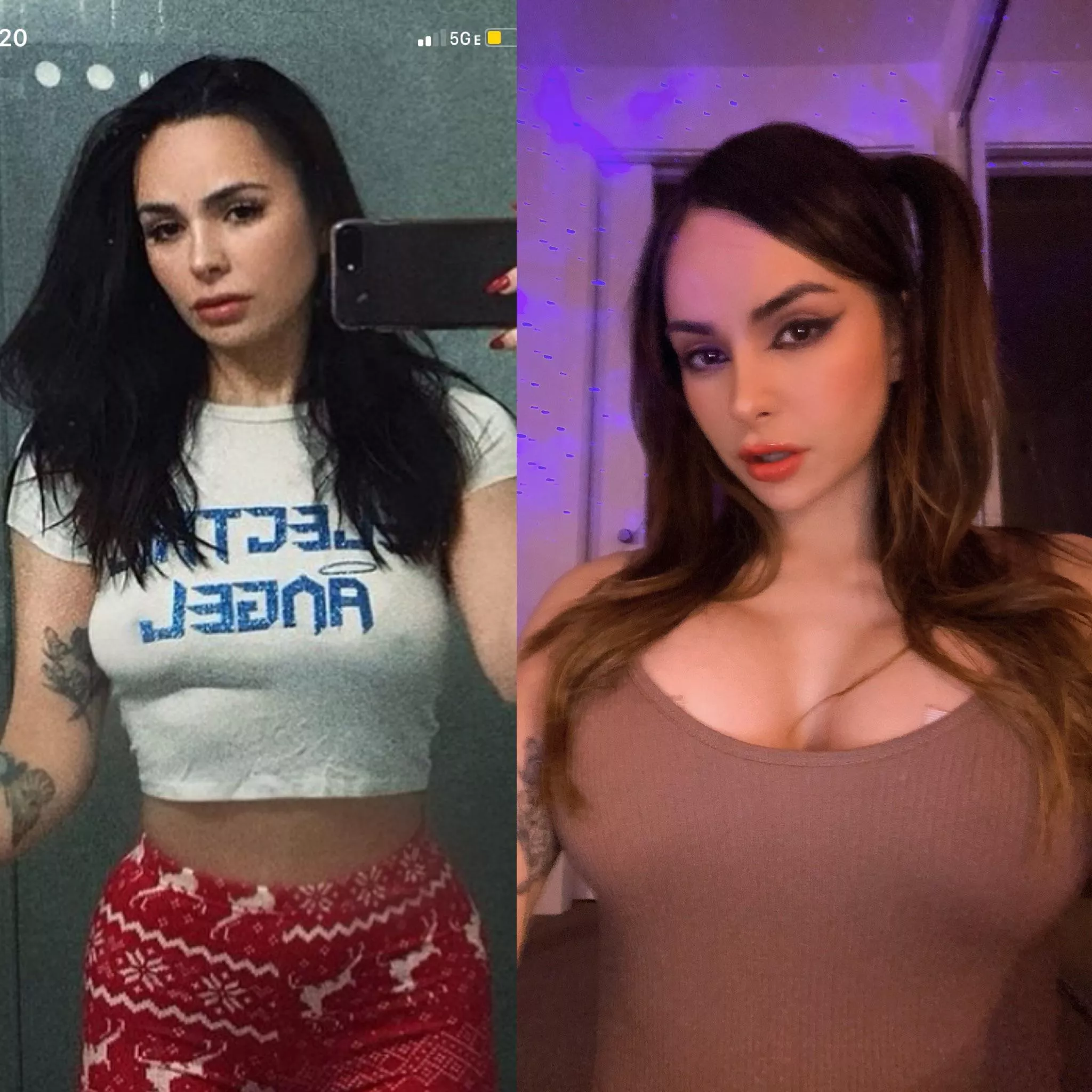 ��??its my one weke boobiversary 