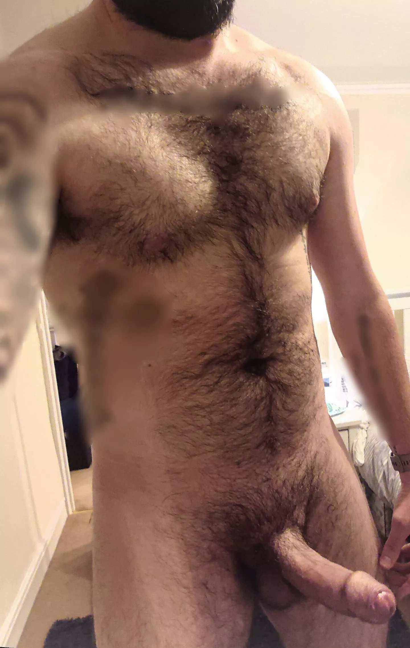 It's not just my face that's hairy...