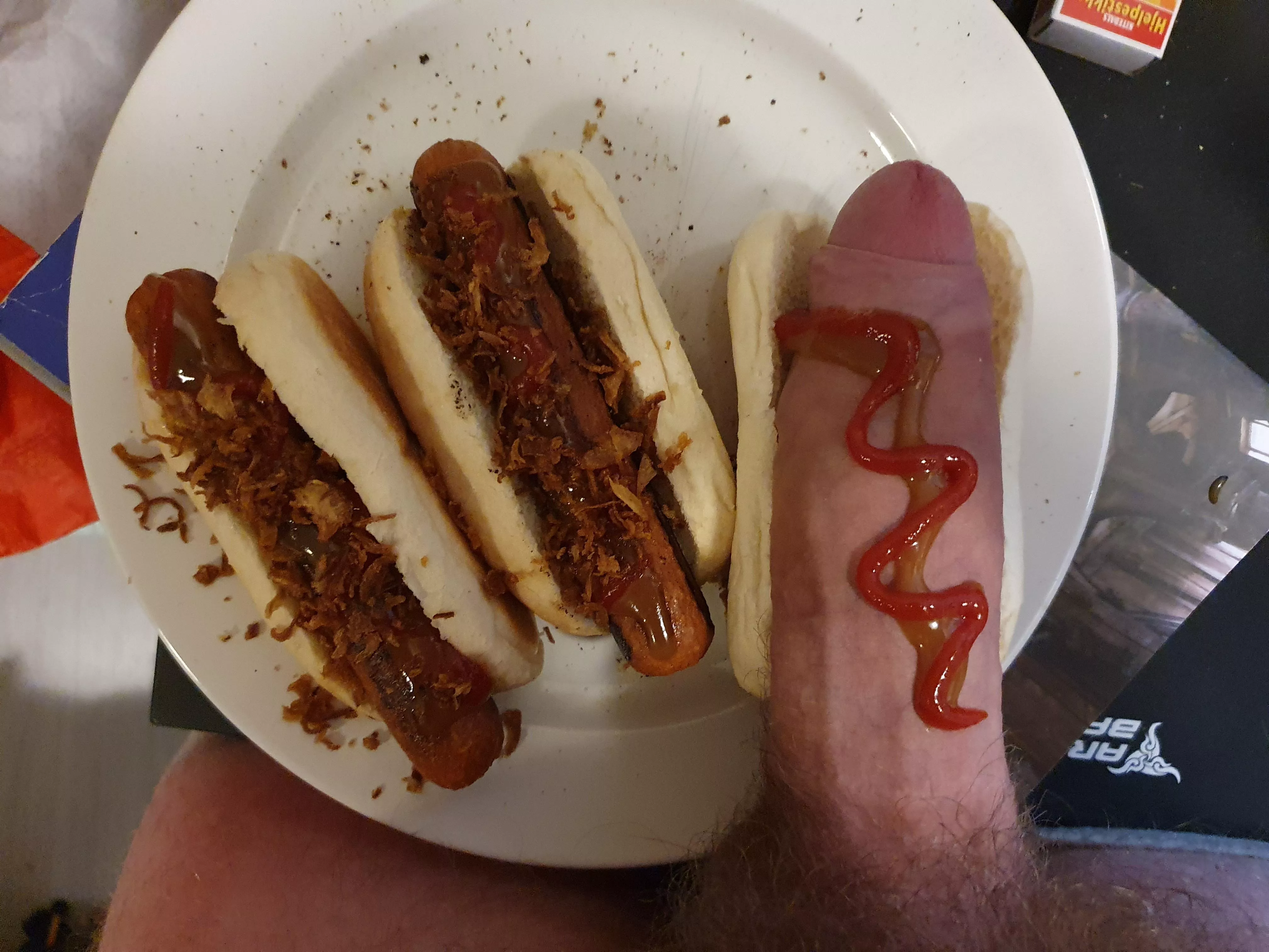 It's okay, you get to play with your food on this occasion