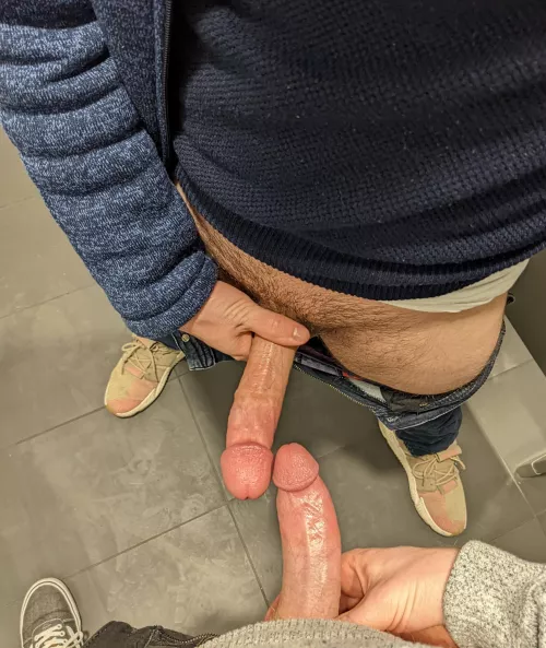 It's only gay if dicks touch