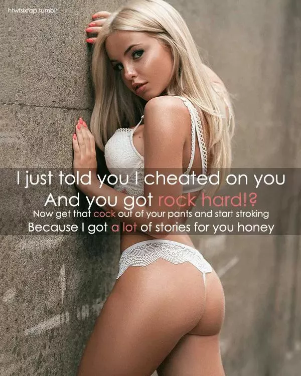 Its over when cheating makes you hard 🍆