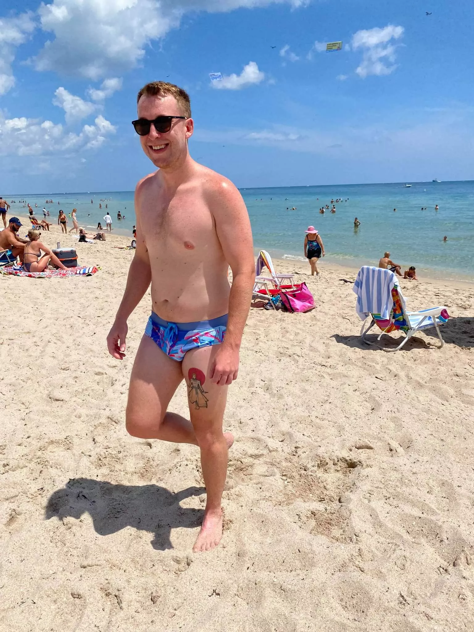It's the first time in 33 years I've felt good enough about myself to wear something skimpy. Feels great! It's the first time in 33 years I've felt good enough about myself to wear something skimpy. Feels great!