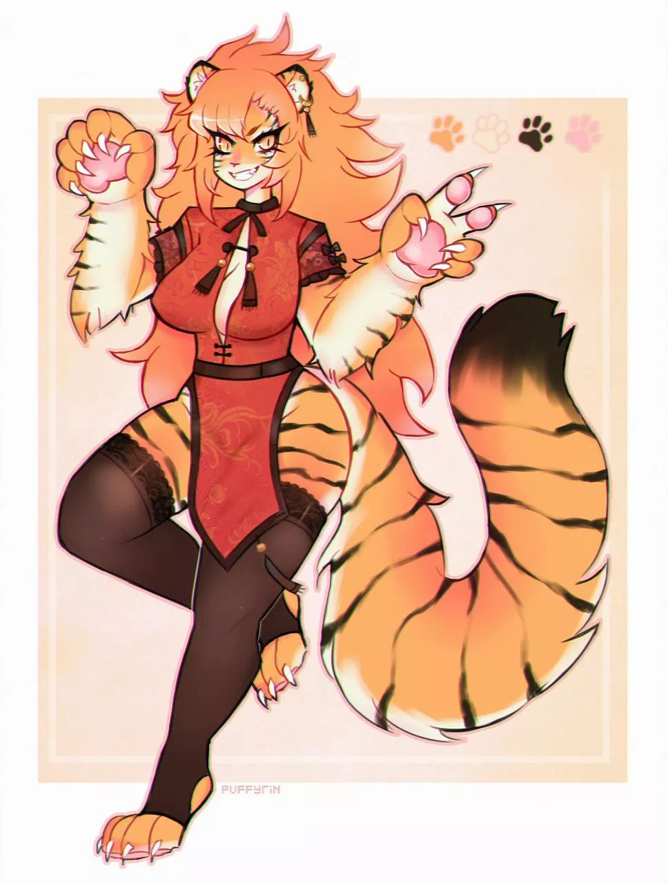 It’s the year of the tiger! 🐯(my twitter: @puffyrin)