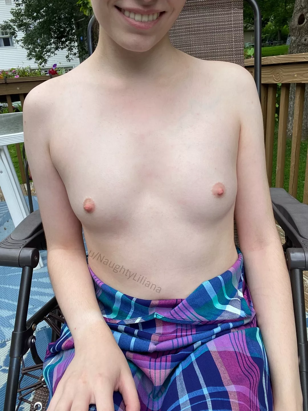 It's too much fun playing outside to not smile! It's too much fun playing outside to not smile!