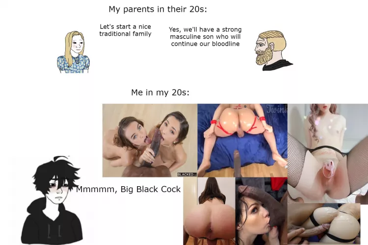 It's what white boys in their 20s were made to do! â™