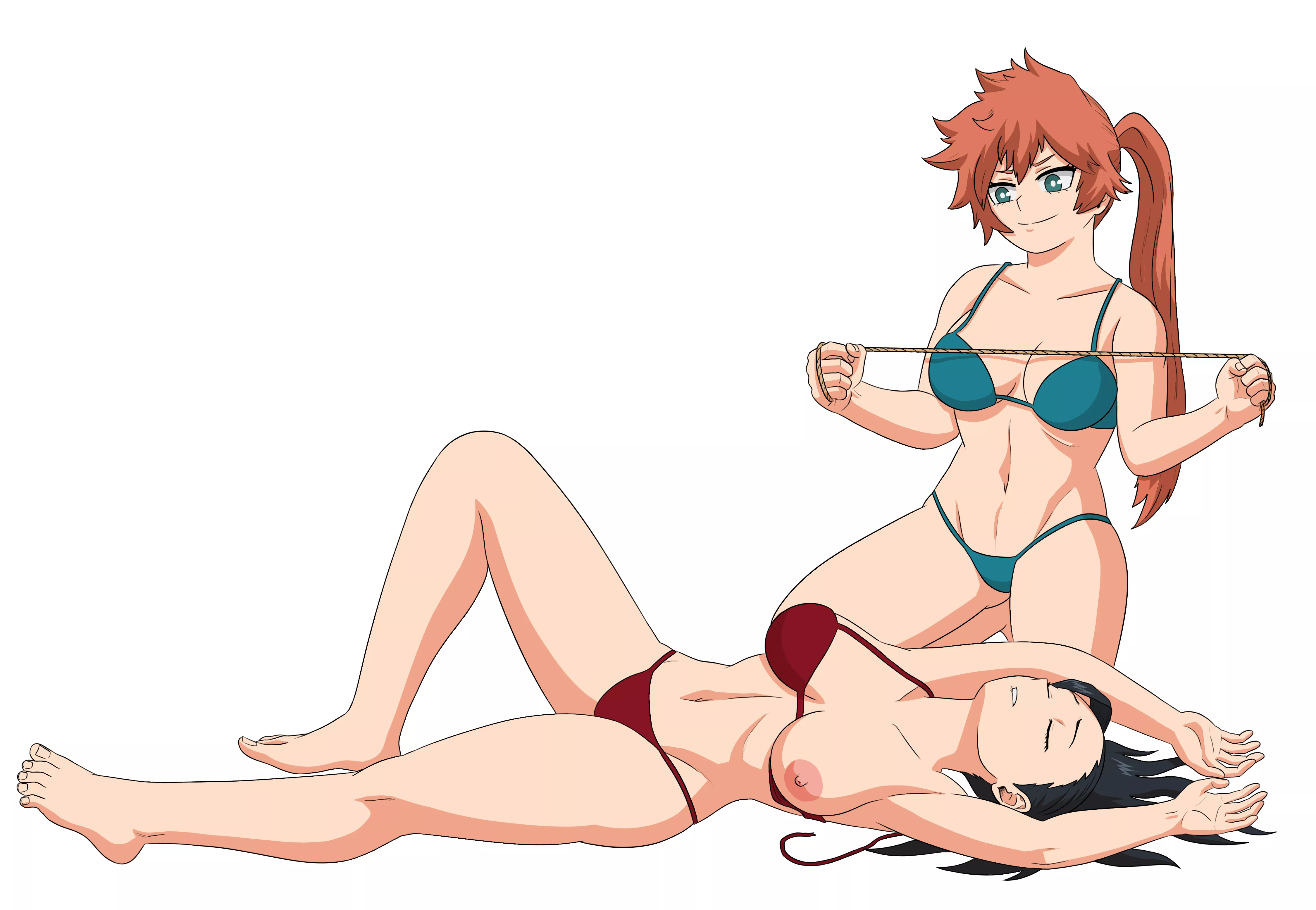 Itsuka prepares for some fun with Momo [Mf_uncen]