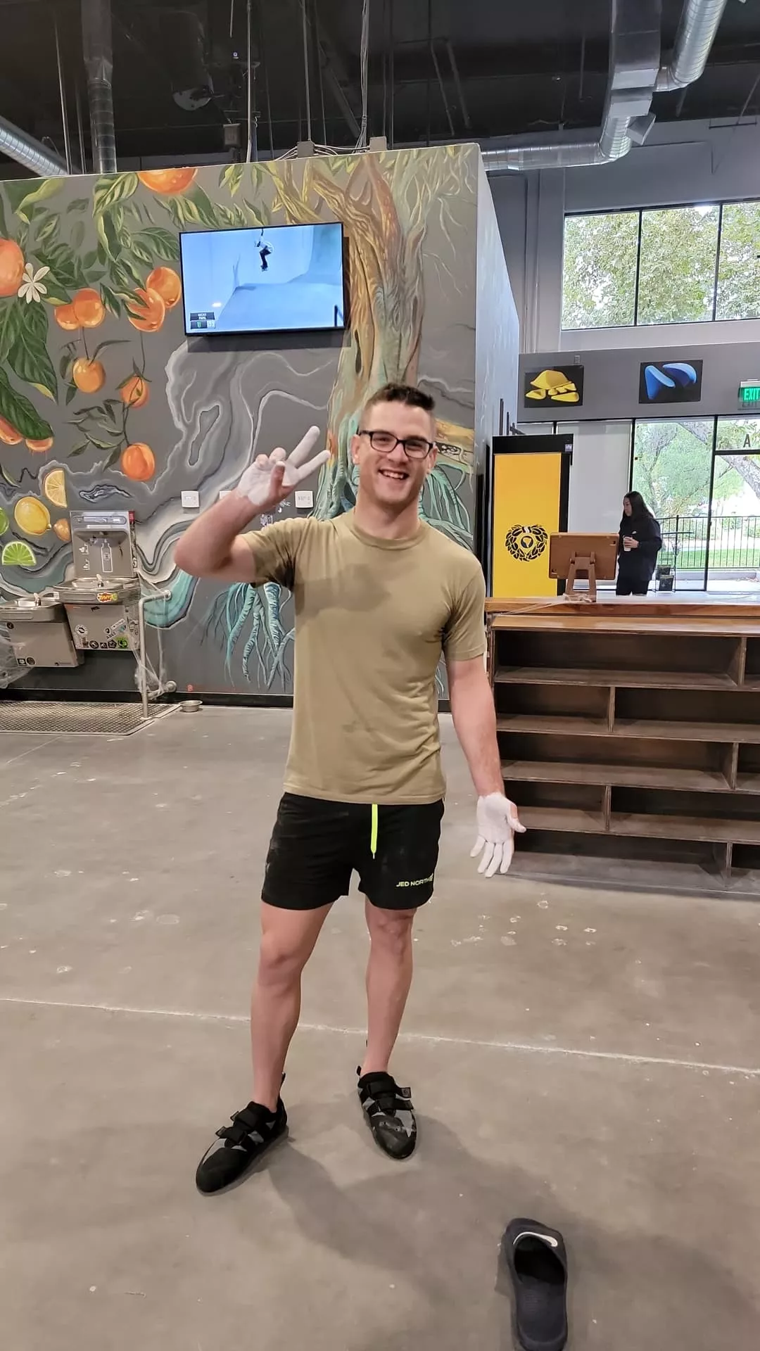 I've gotten hooked on rock climbing and now my whole life is covered in chalk π I've gotten hooked on rock climbing and now my whole life is covered in chalk π