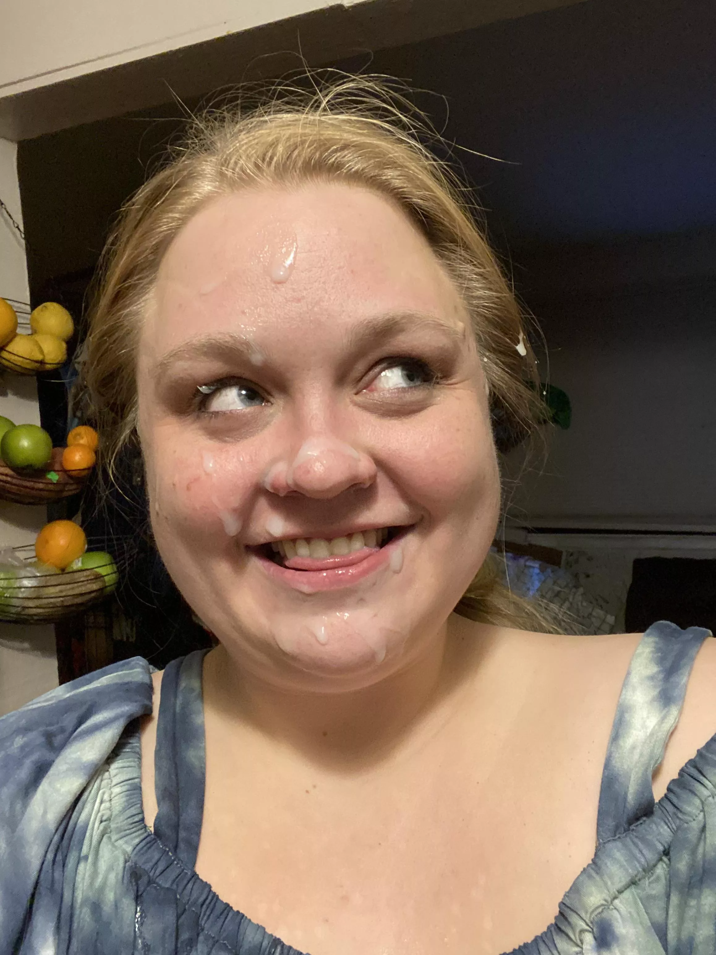 I’ve had a cold, so my husband had to give me my vitamin c