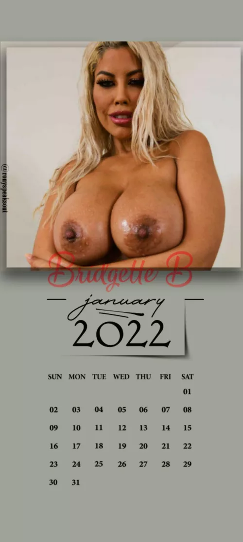 January 2022 Calendar ft. Bridgette B