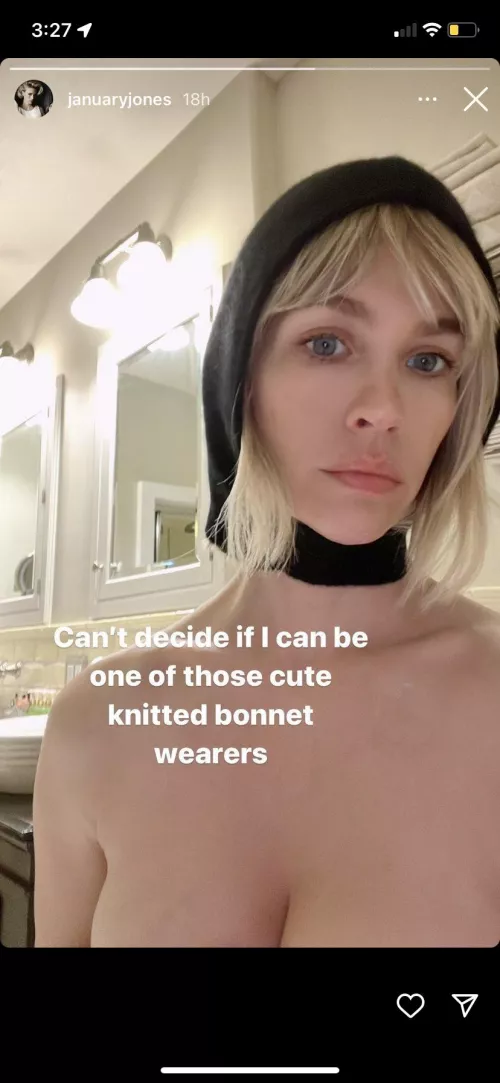 January Jones IG Story