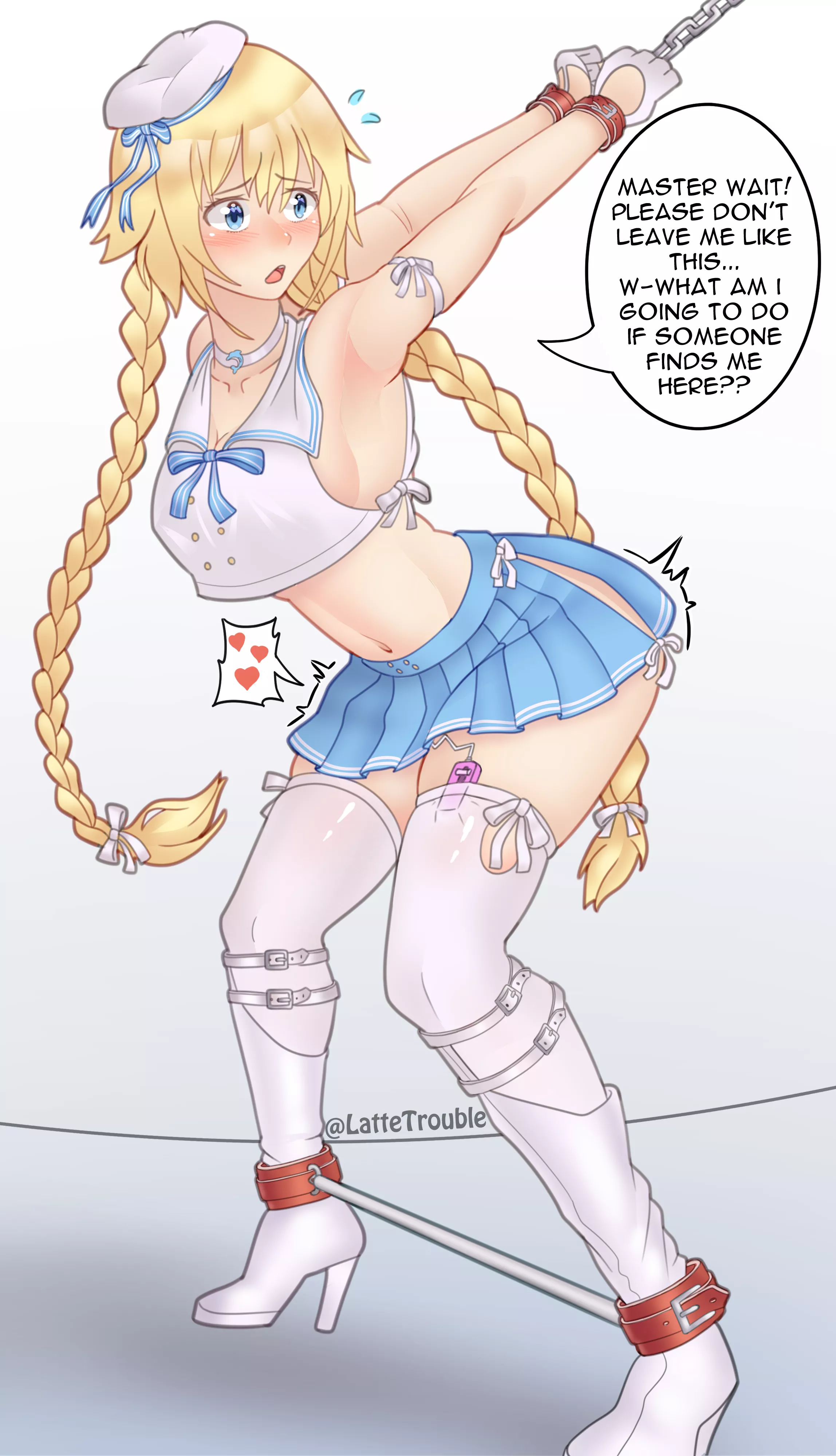 Jeanne left helpless Jeanne left helpless