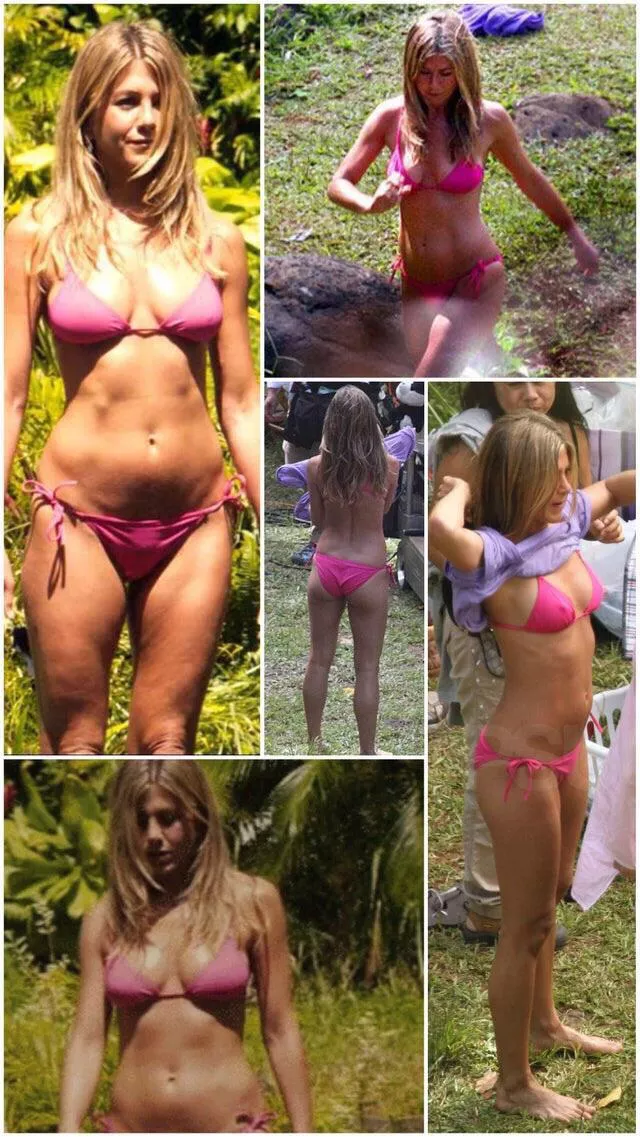 Jennifer Aniston owns my cock today. What a cougar!