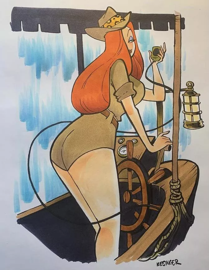 Jessica Rabbit and the backside of... water (Brian Kesinger)