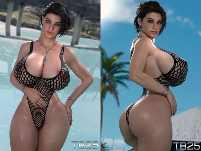 Jill's new swimsuit (TB25) [Resident Evil]