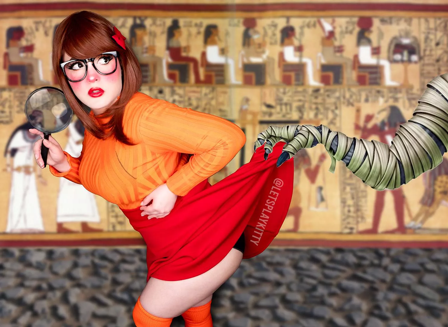 Jinkies! My skirt got stuck on something? Oh no 😜❤️
