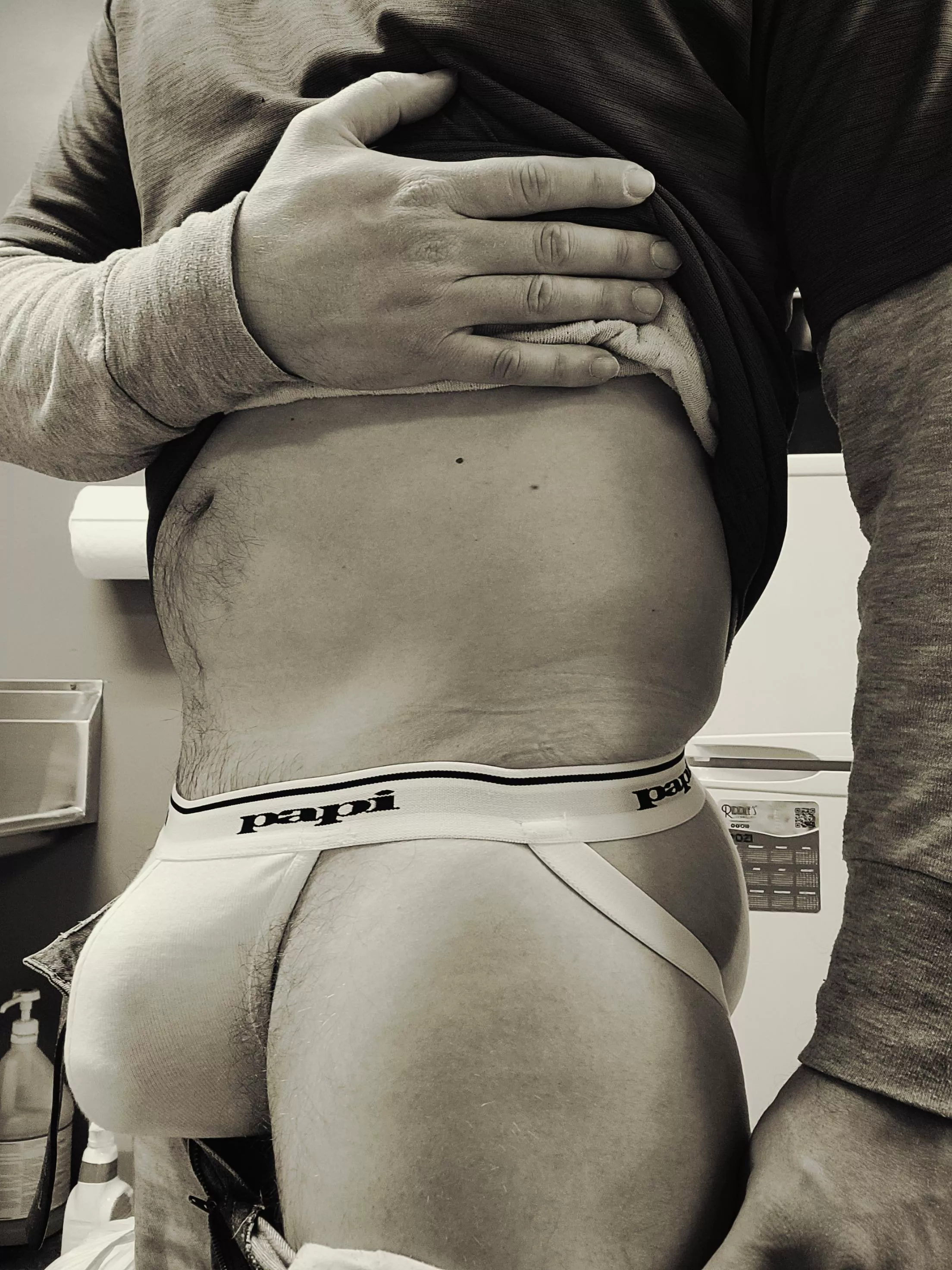 Jock of the day! Loving my new Papi's!