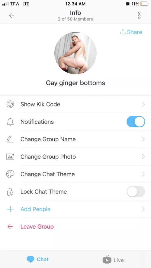 Join my Kik group chat please share