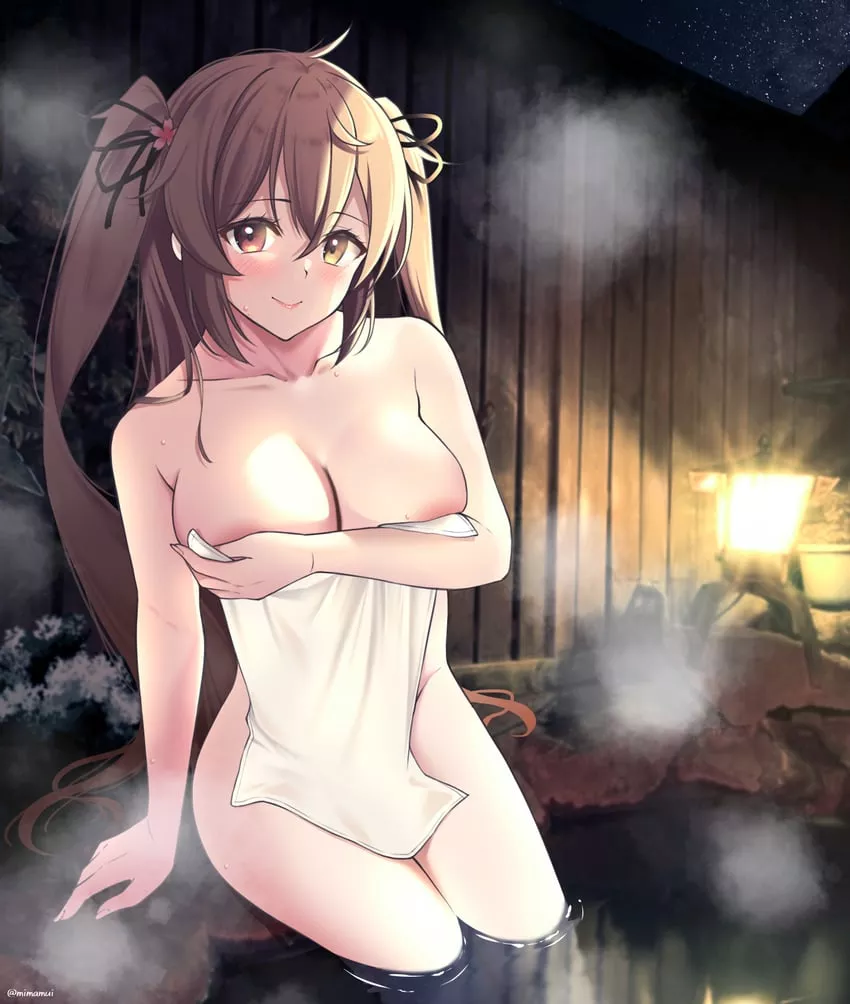 Joining Murasame in the mixed bath Joining Murasame in the mixed bath