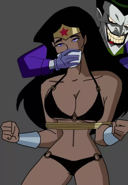 Wonder Woman Joker Porn - Joker beats Wonder Woman nudes by Caitlin221
