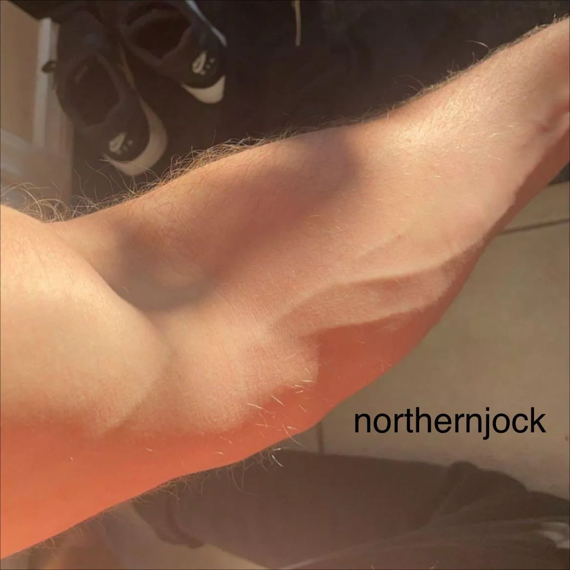 Juicy and veiny forearms