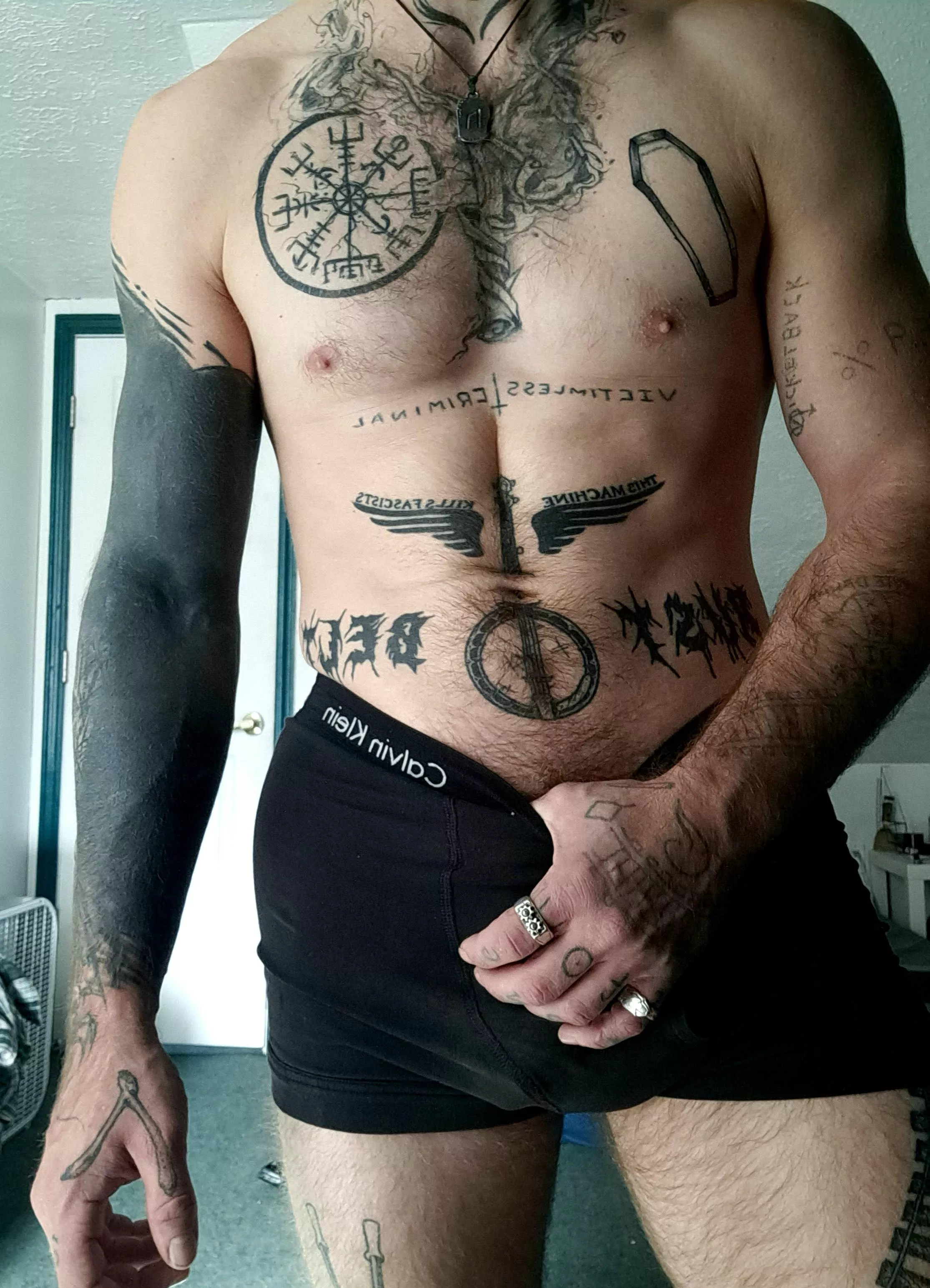 just a couple tattoos 🦝