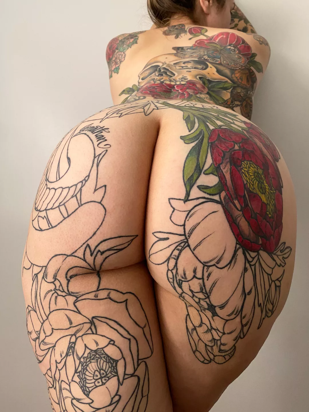 Just a few more sessions on my back/butt piece left to go! Just a few more sessions on my back/butt piece left to go!