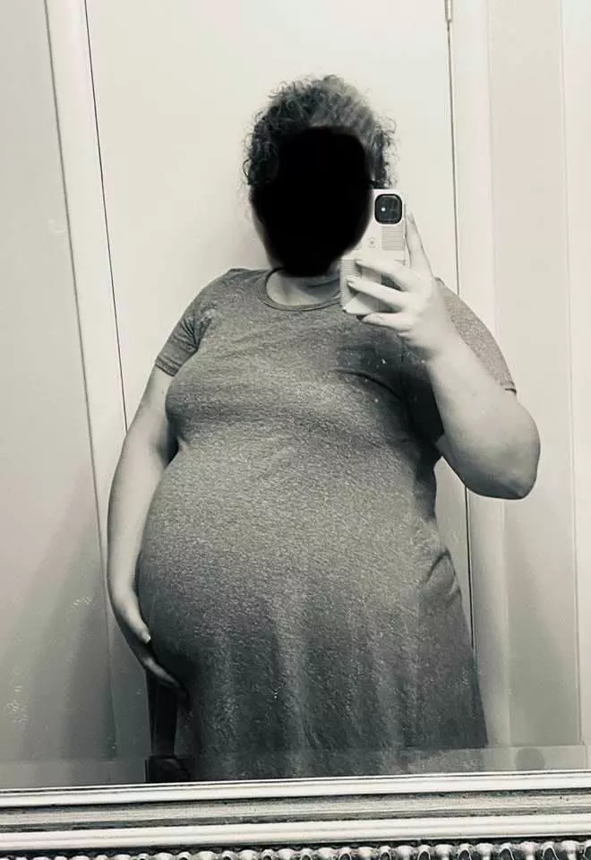 Just a few more weeks left. Feeling like I could pop any day! Just a few more weeks left. Feeling like I could pop any day!