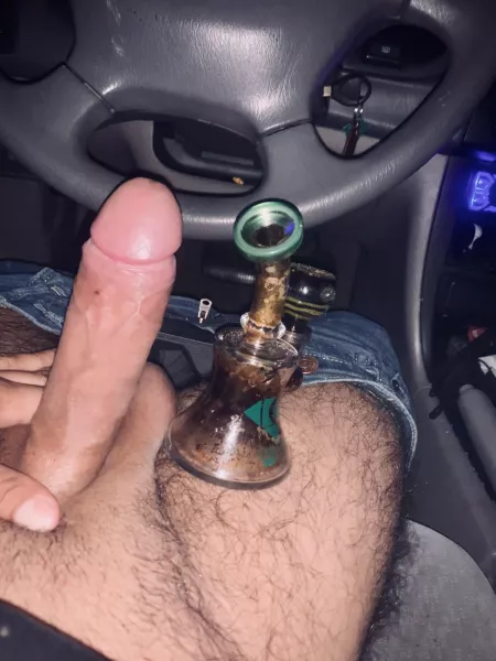 Just a hard cock and dirty bong π