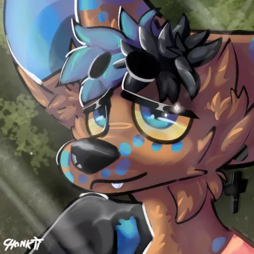 just a headshot [ art by me @Chonkii69 on twitter ]