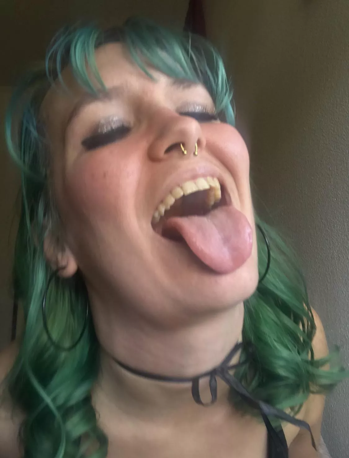 Just a little goth donut, asking to be glazed