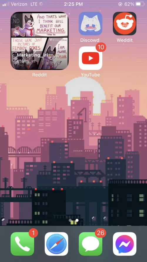 Just a normal home screem