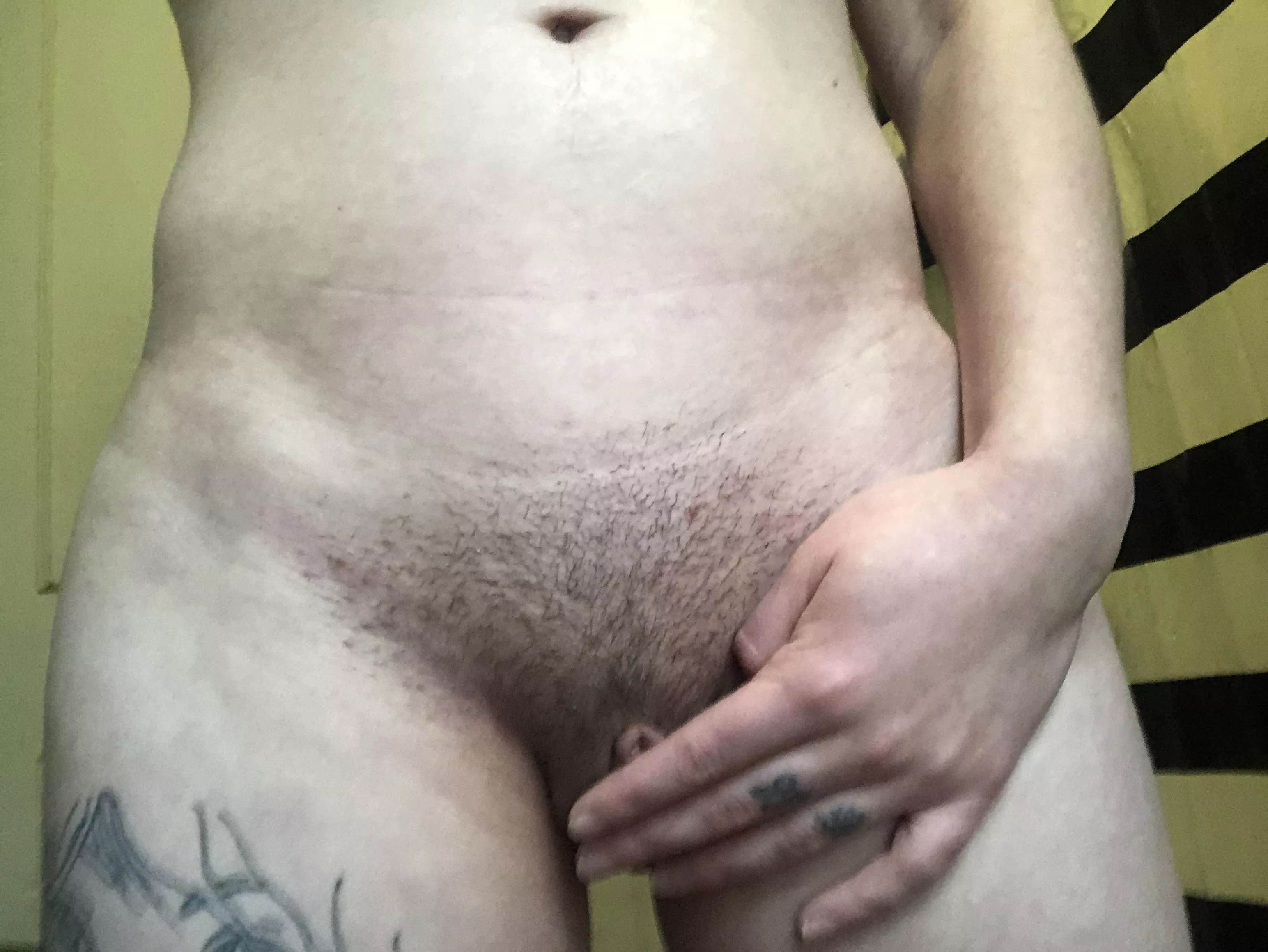 Just a sneak peak at the growing hair