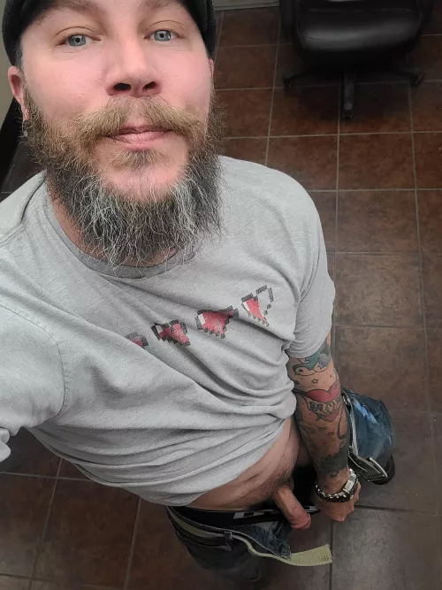 Just an office selfie