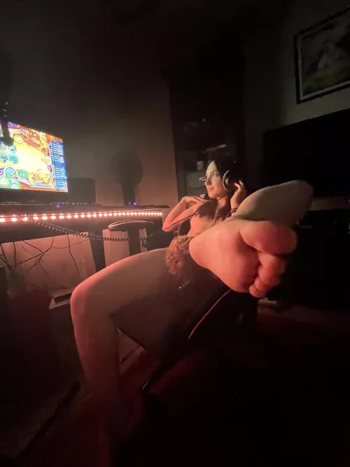 Just blocking the view