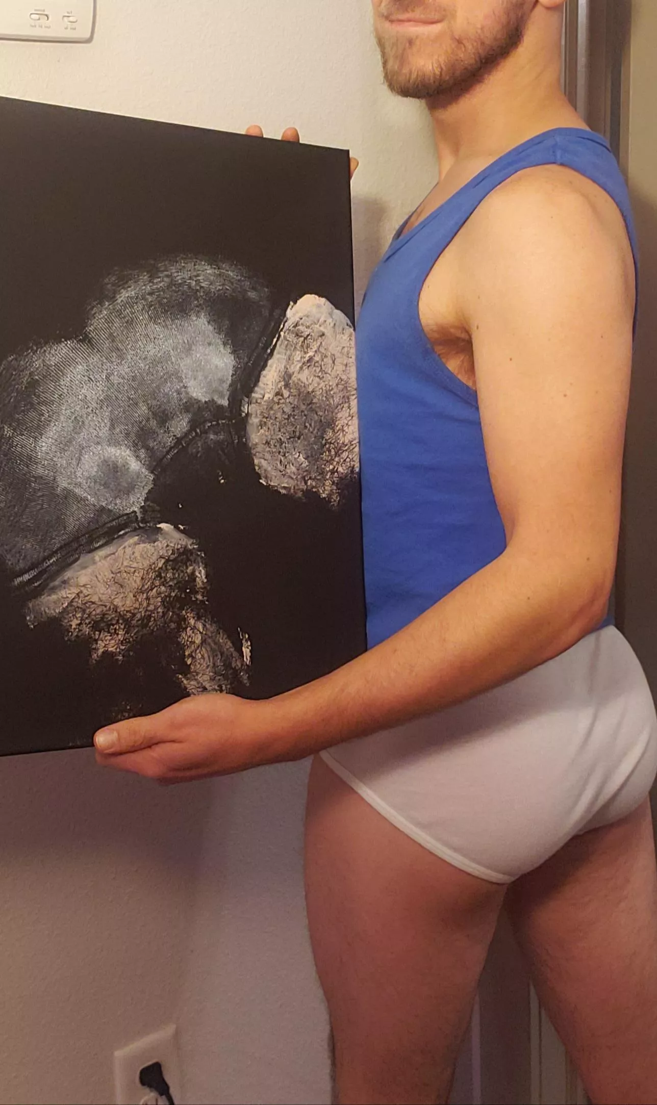 Just can't go wrong with white briefs