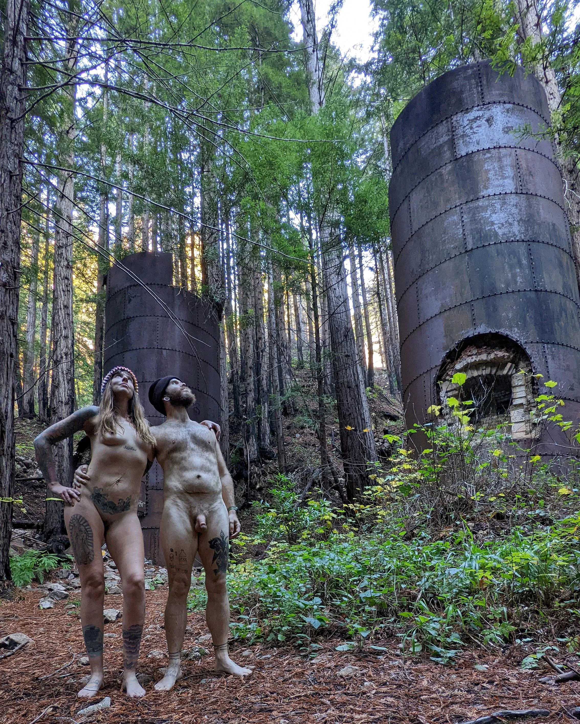 Just checking out the kilns.