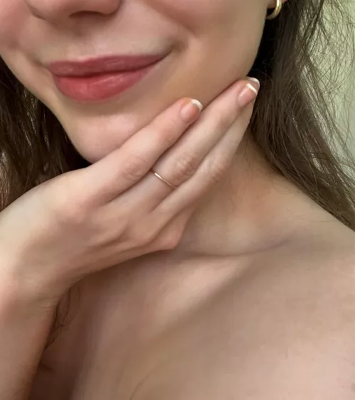 Just gazing at your face 😊😊