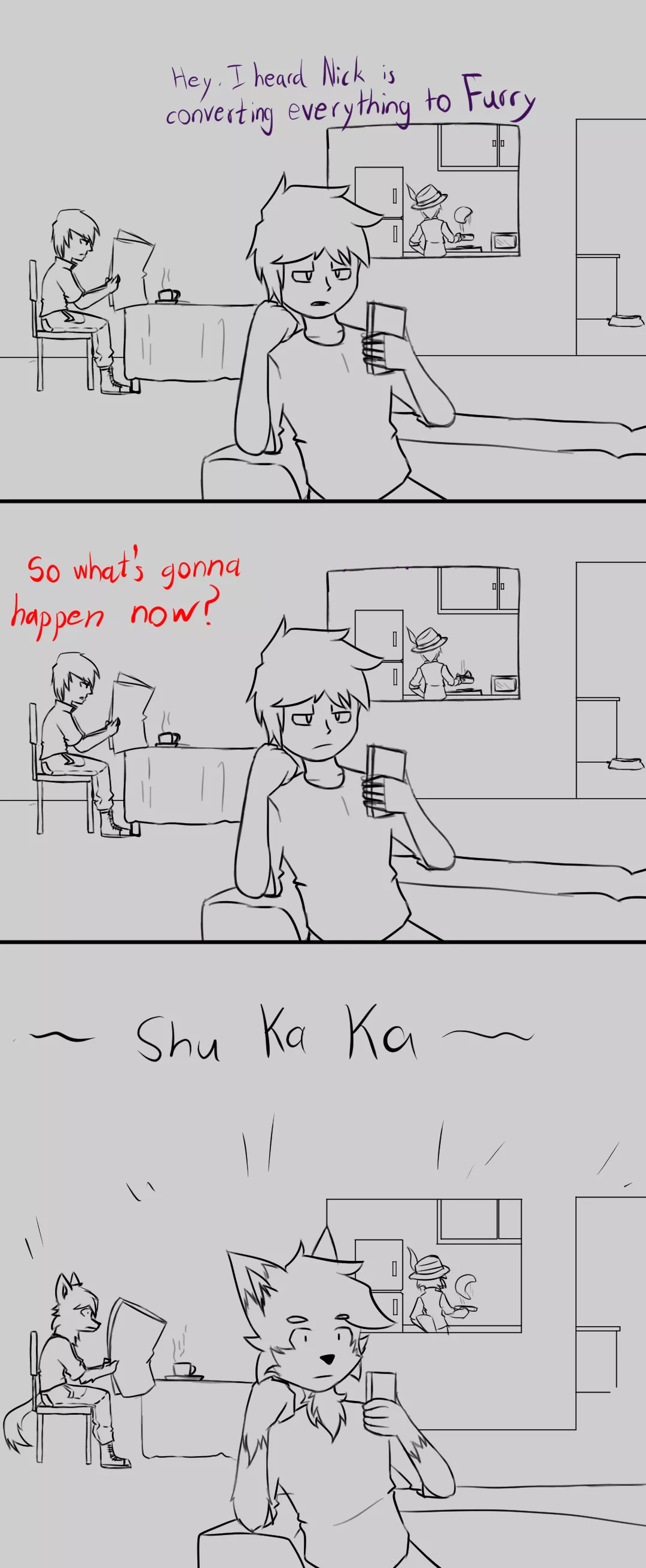 Just gonna commit to my main fandom. ( Comic & Drawing By Me ) ( OC )