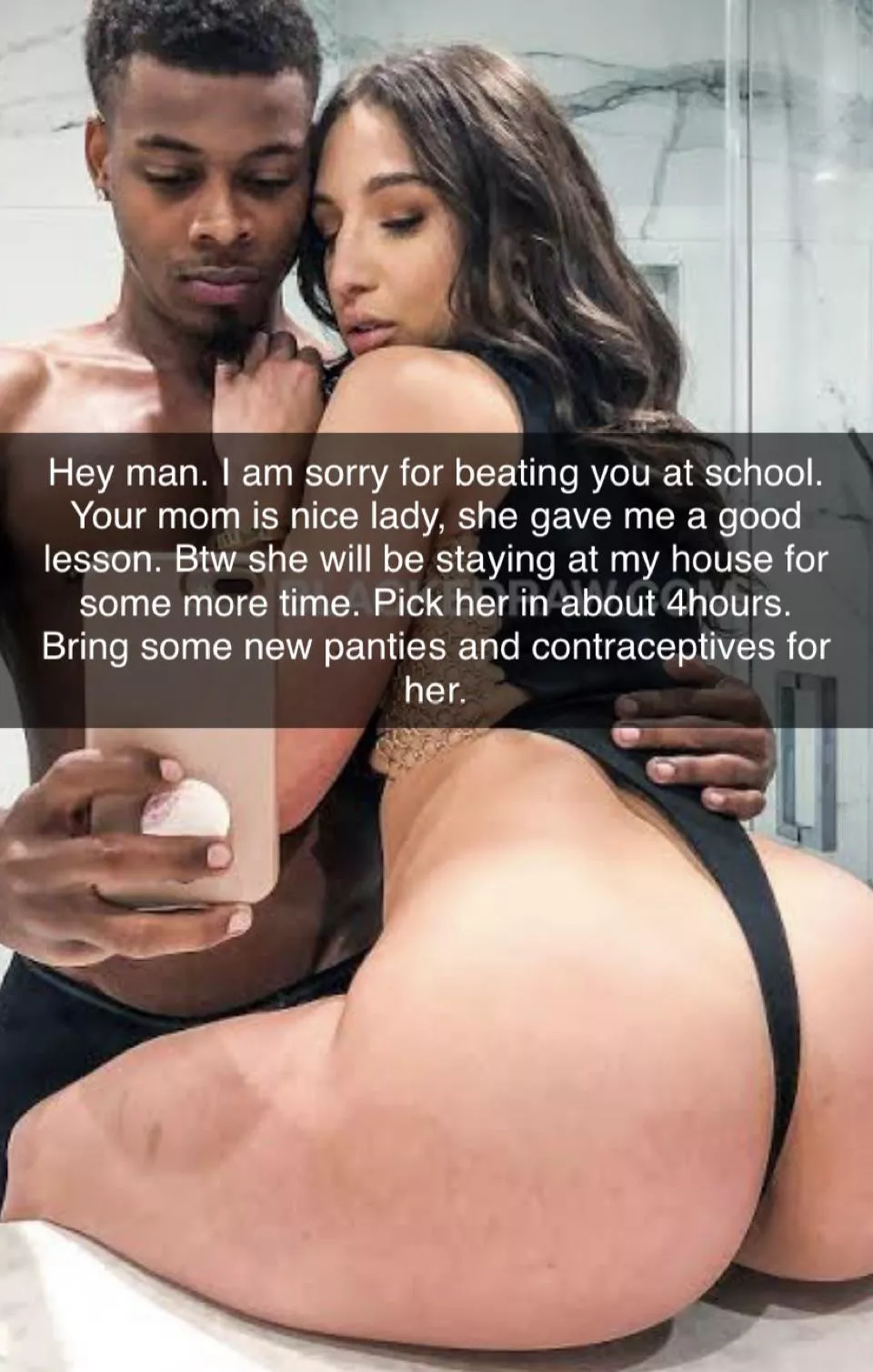 Just got a Snapchat from the who bullies me in school…