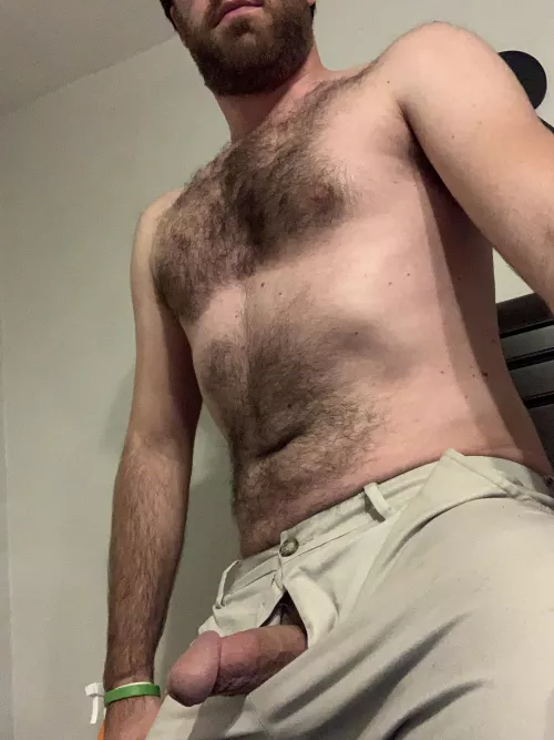 Just got home from work and couldn’t even wait for my pants to come off.