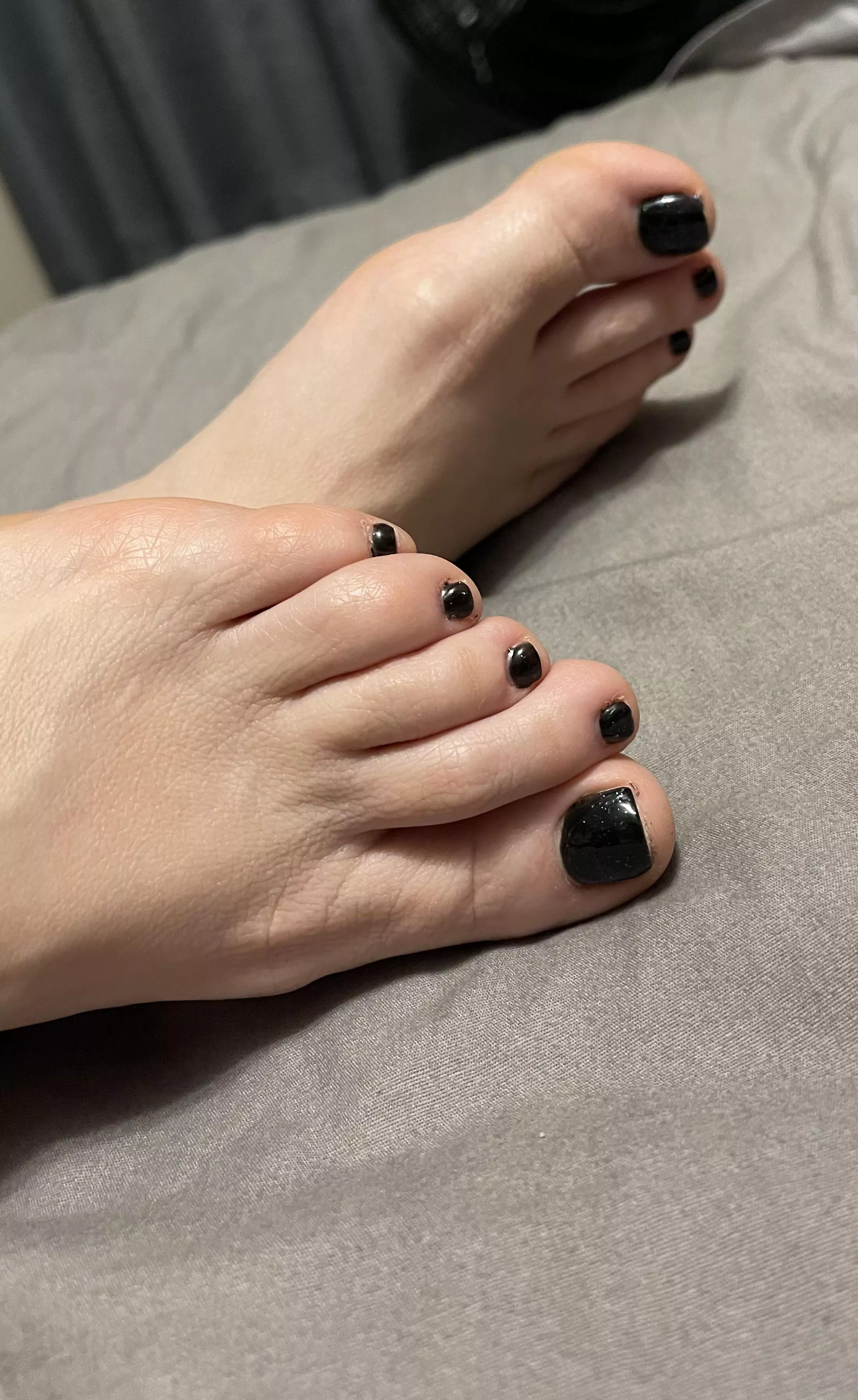 Just got my pedi! So kissable.